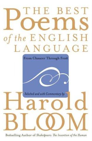 Cover of The Best Poems of the English Language: From Chaucer Through Frost