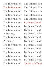 Cover of The Information: A History, a Theory, a Flood