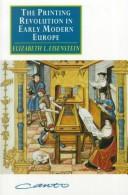 Cover of The Printing Revolution in Early Modern Europe